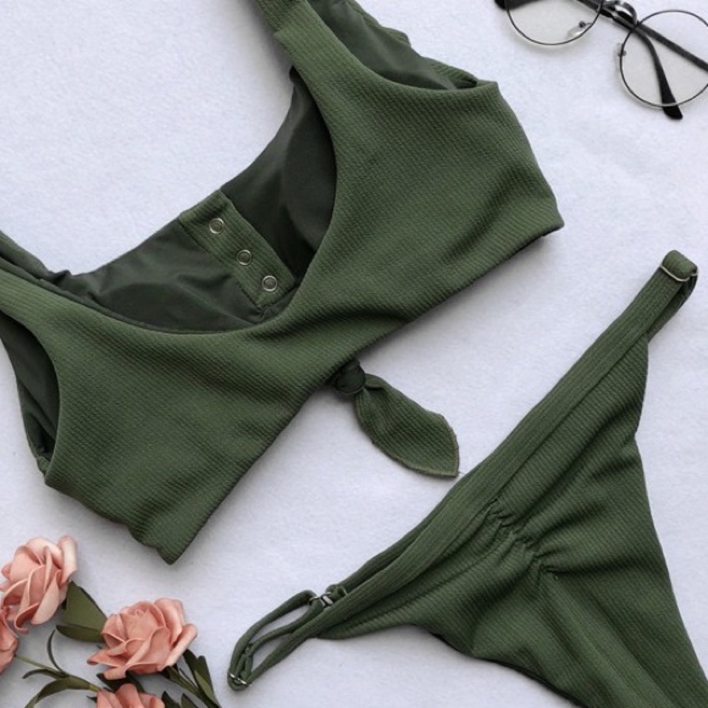 ⛱🆕Sweet Girl Bikini Set Olive - Picture 3 of 4